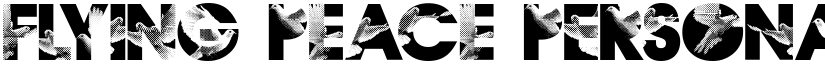 Flying Peace PERSONAL USE Regular font
