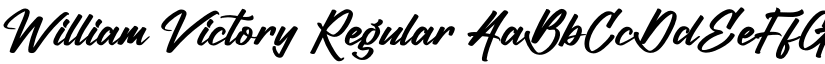 William Victory Regular font