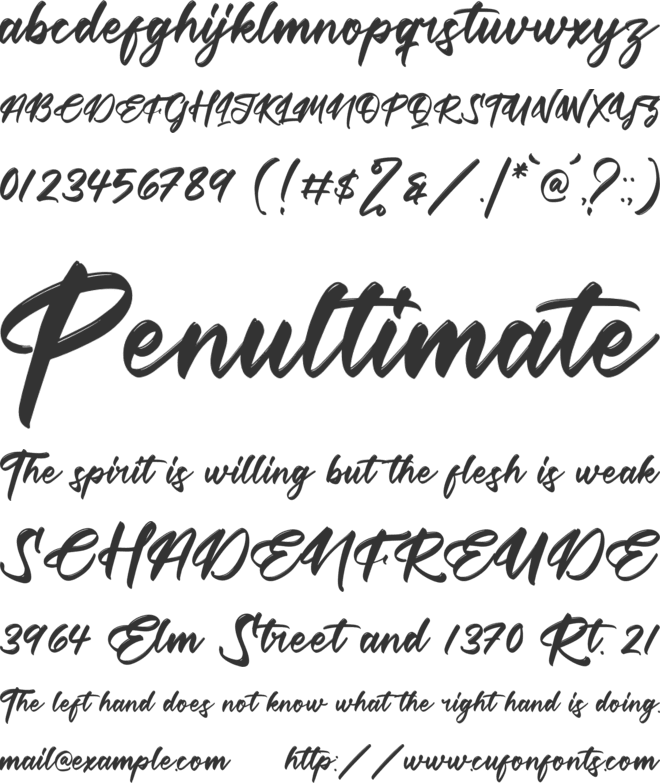 Futuristic Rottesla font preview