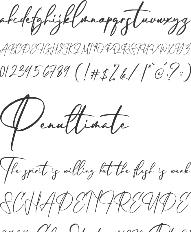 Brittanyhustle font preview