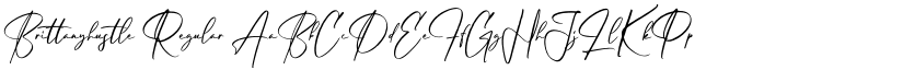 Brittanyhustle Regular font