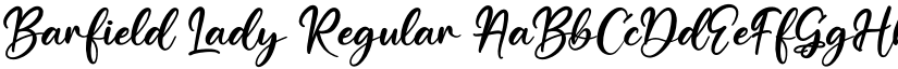 Barfield Lady Regular font