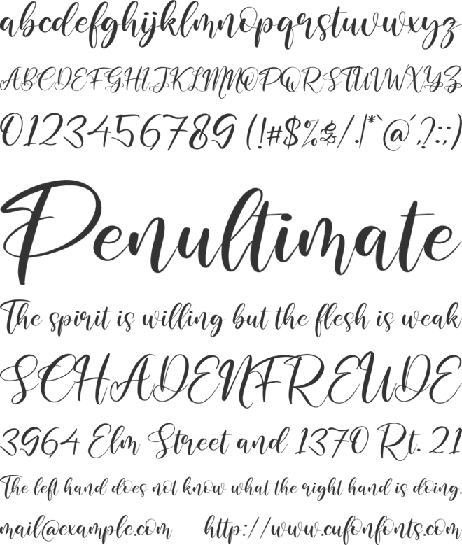 Muttiara Pagi font preview