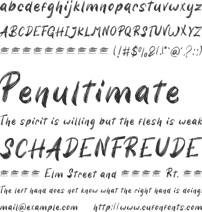 Balsoon font preview