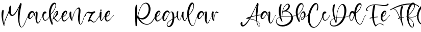 Mackenzie Regular font