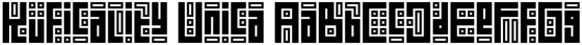Kuficality Unica font