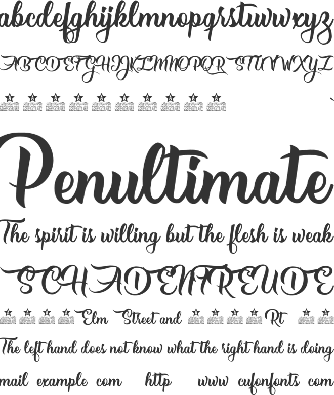 Girls got Rhythm Personal Use font preview