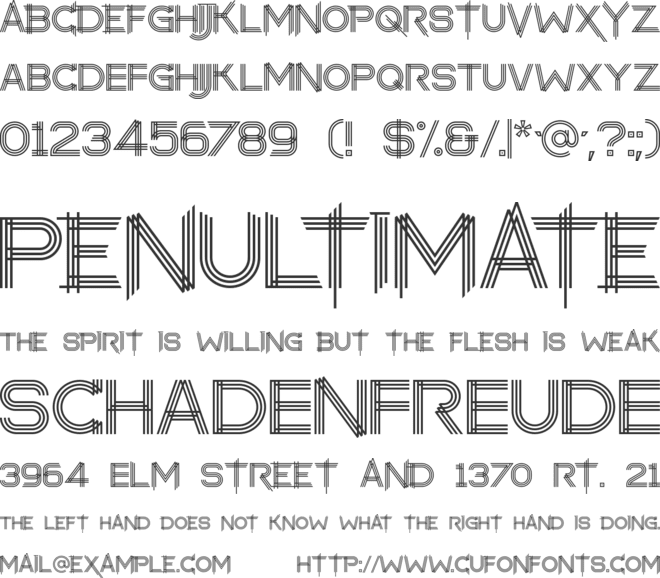 makayla font preview