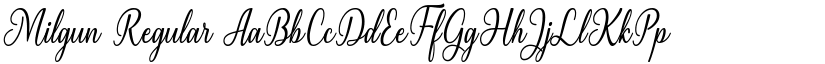 Milgun font download