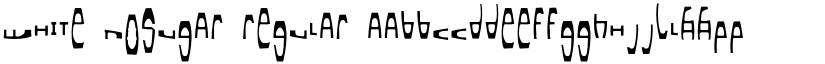 White NoSugar font download