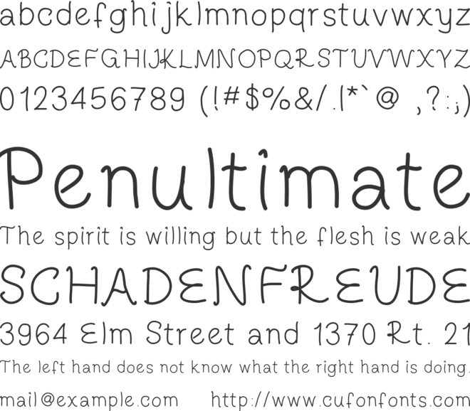 LeParisien font preview