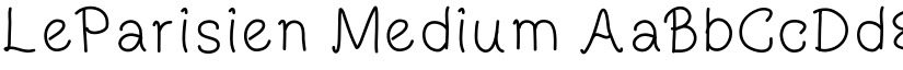 LeParisien Medium font