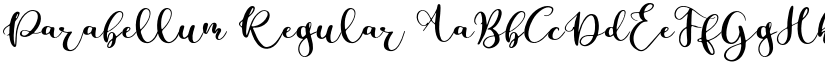 Parabellum Regular font
