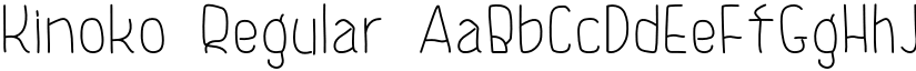 Kinoko Regular font