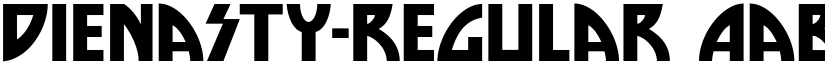 DieNasty-Regular font