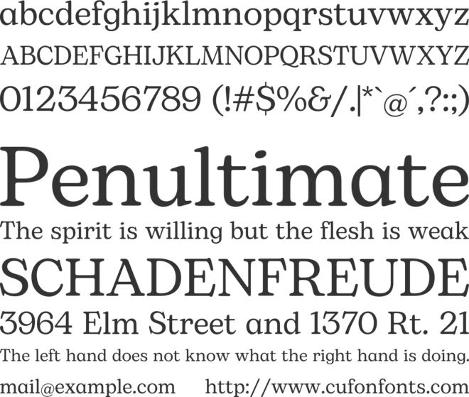 Bogart 2021 font preview