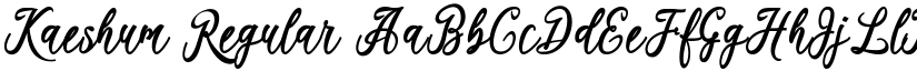 Kaeshum font download