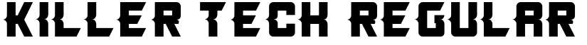 Killer Tech Regular font