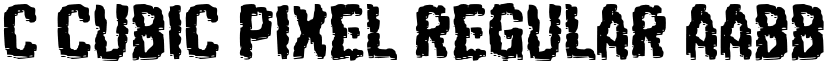 c Cubic Pixel Regular font