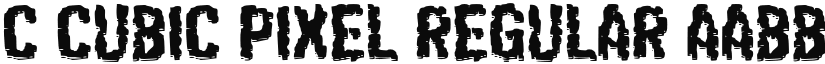 c Cubic Pixel font download