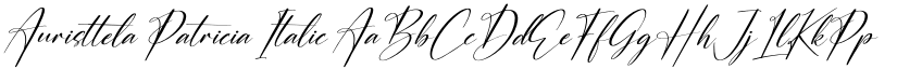 Auristtela Patricia Italic font
