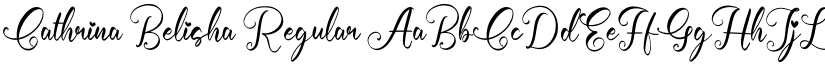 Cathrina Belisha font download