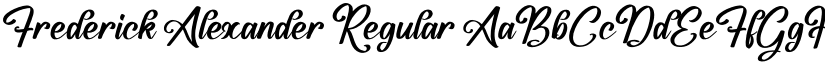 Frederick Alexander font download