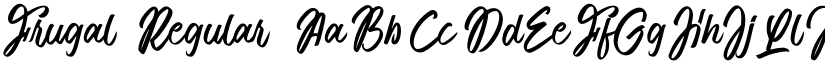 Frugal Regular font