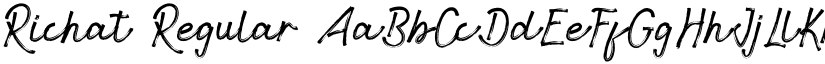 Richat Regular font