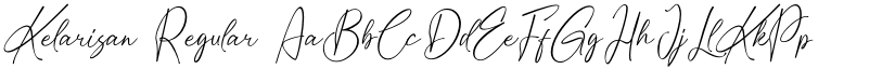 Kelarisan Regular font