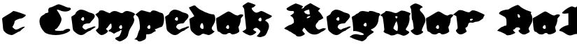 c Cempedak Regular font