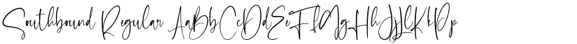 Southbound Regular font