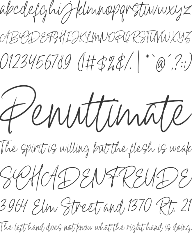 The Sultan Empire font preview