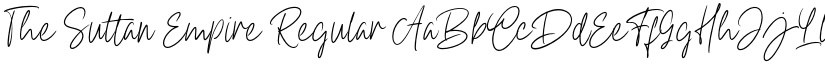 The Sultan Empire Regular font