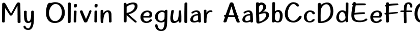 My Olivin Regular font