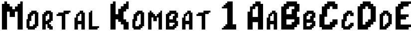 Mortal Kombat 1 font