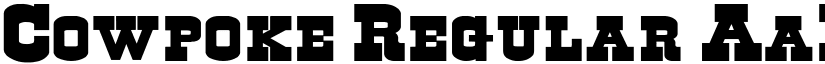 Cowpoke Regular font