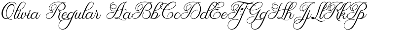 Olivia Regular font