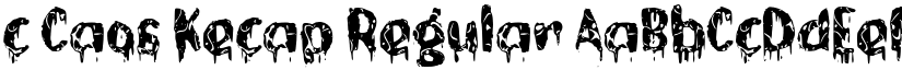 c Caos Kecap Regular font