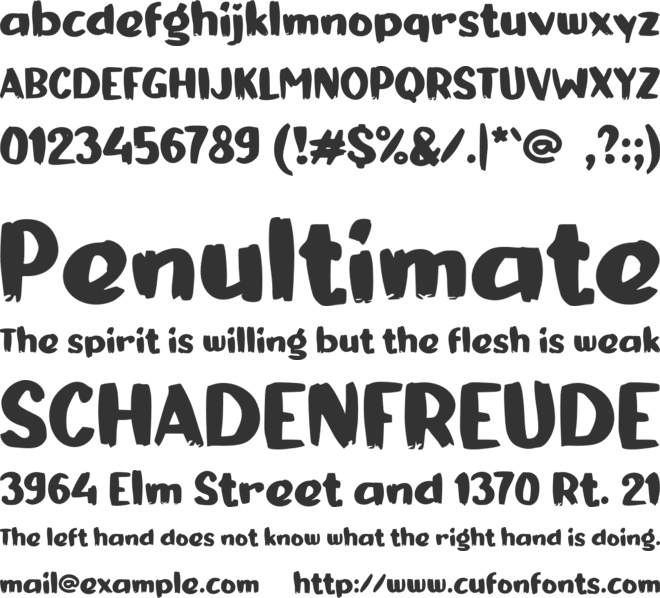 c Cangkok font preview