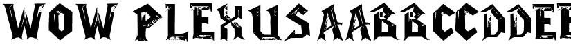 WoW-plexus font