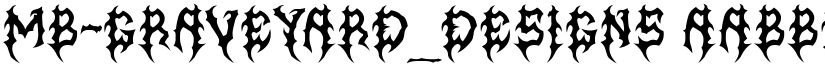 MB-Graveyard_Designs font