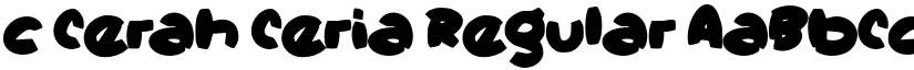 c Cerah Ceria Regular font