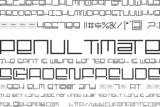 Boost Display font preview