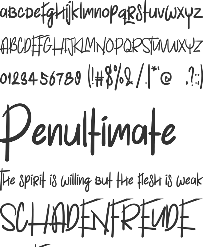 Birthday Ballon font preview