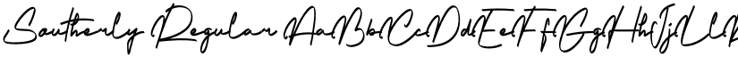 Southerly Regular font