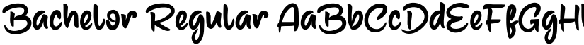 Bachelor Regular font