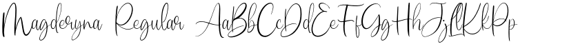 Magderyna Regular font