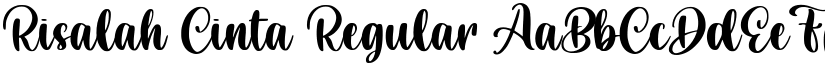 Risalah Cinta Regular font