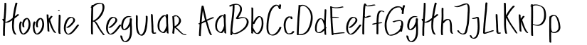Hookie Regular font